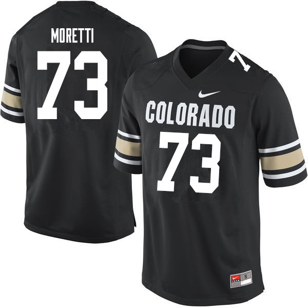 Men #73 Jacob Moretti Colorado Buffaloes College Football Jerseys Sale-Home Black - Click Image to Close